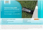 Page de pr�sentation de la cl� USB Internet Bouygues Telecom