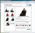 Interface de visualisation et d'envoi des cartes de voeux vid�o
