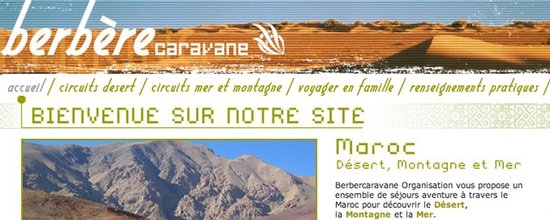Site web Berb�re caravane