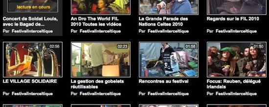 Le Festival Interceltique en vid�o