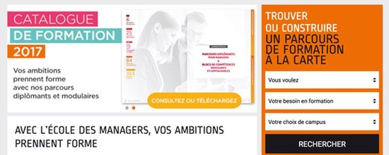 Site web CESI Entreprises