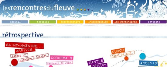 Site web des Rencontres du Fleuve