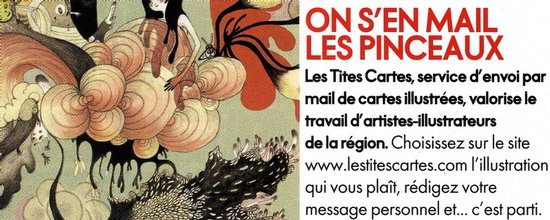 Les 'tites cartes dans ELLE