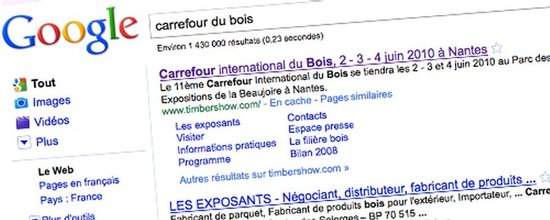 Optimisation pour le référencement du carrefour du bois