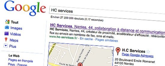 SEO pour le site HC Services