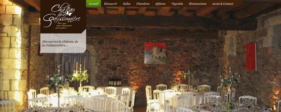 Cr�ation du site du domaine de la galissonniere